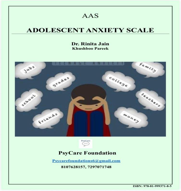 Adolescent Anxiety Scale